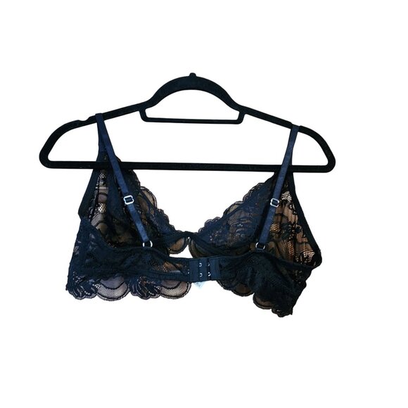 Free People Intimately Black Lace Bralette L - New With Tags - Picture 3 of 5